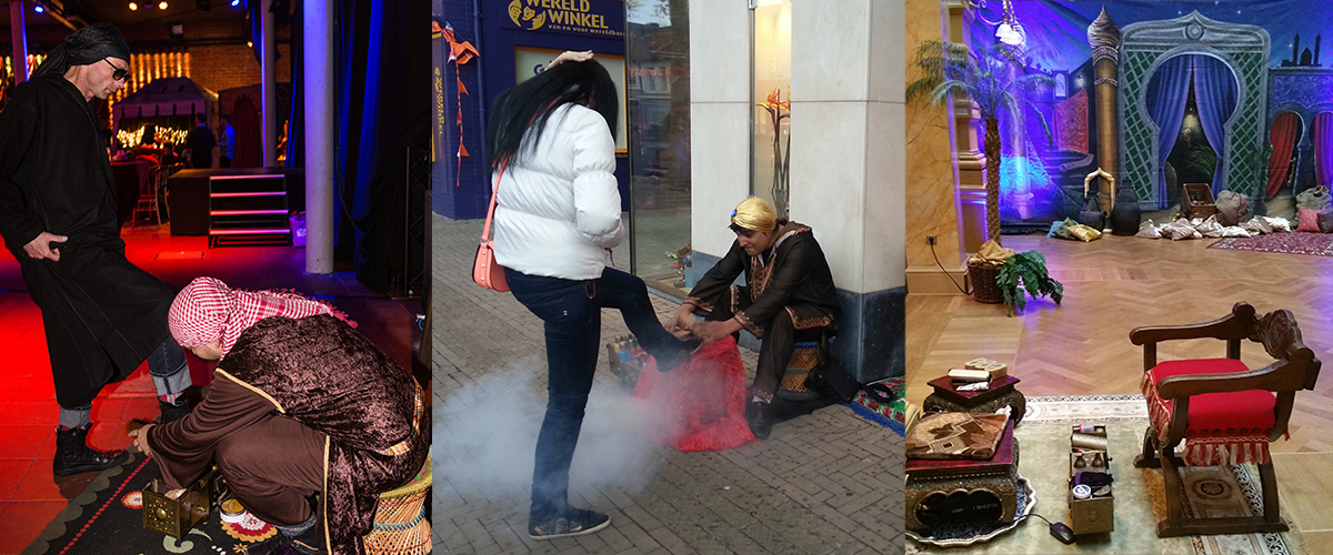 Glimmende glazende schoenen maken een man